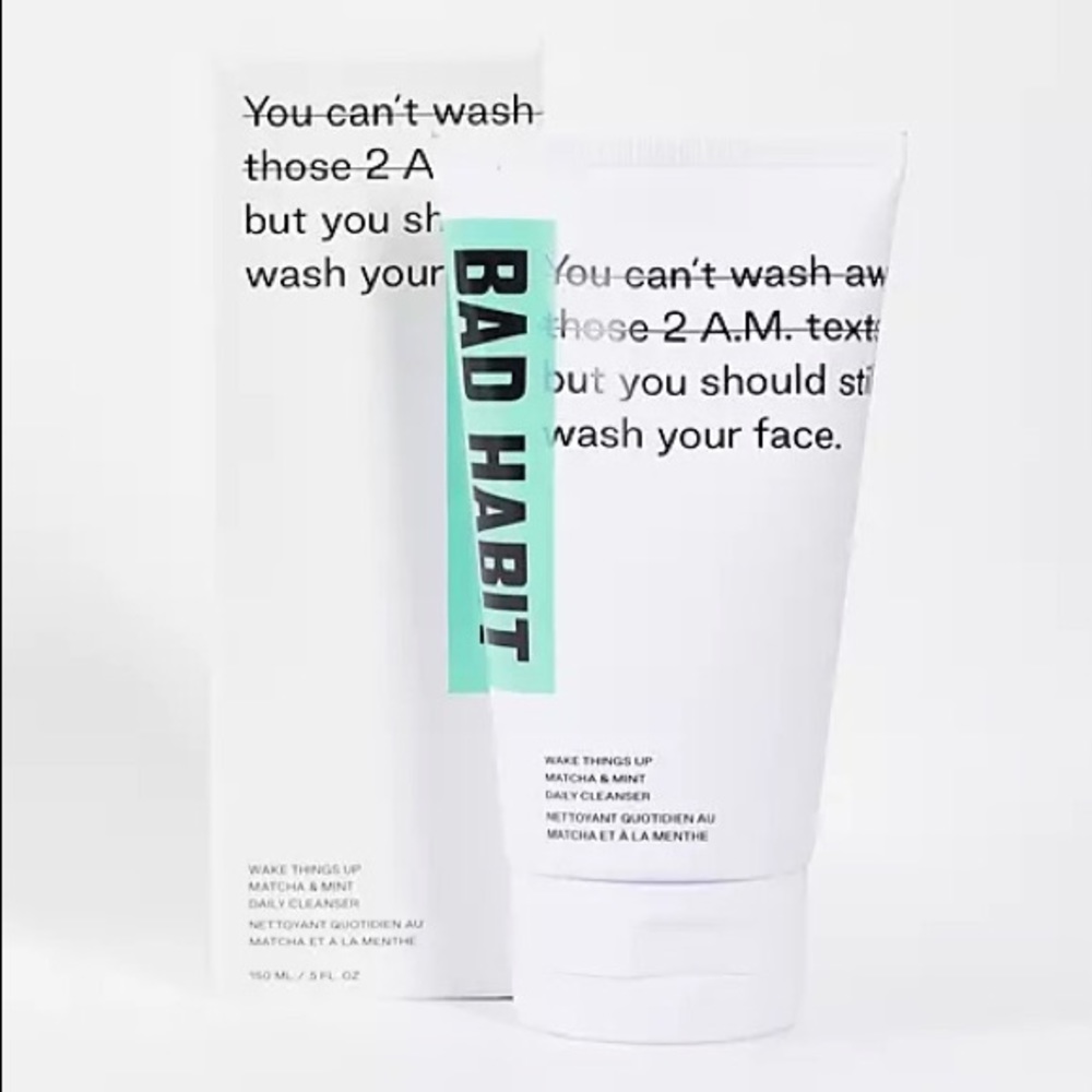 Bad Habits - Wake Things Up Matcha & Mint Daily Cleanser - Morphe Skincare